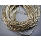 LIGHT PEARL GOLD - 150 Inches French Metal Wire Gimp Coil Bullion Purl - Smooth Regular - 3.80 Meters